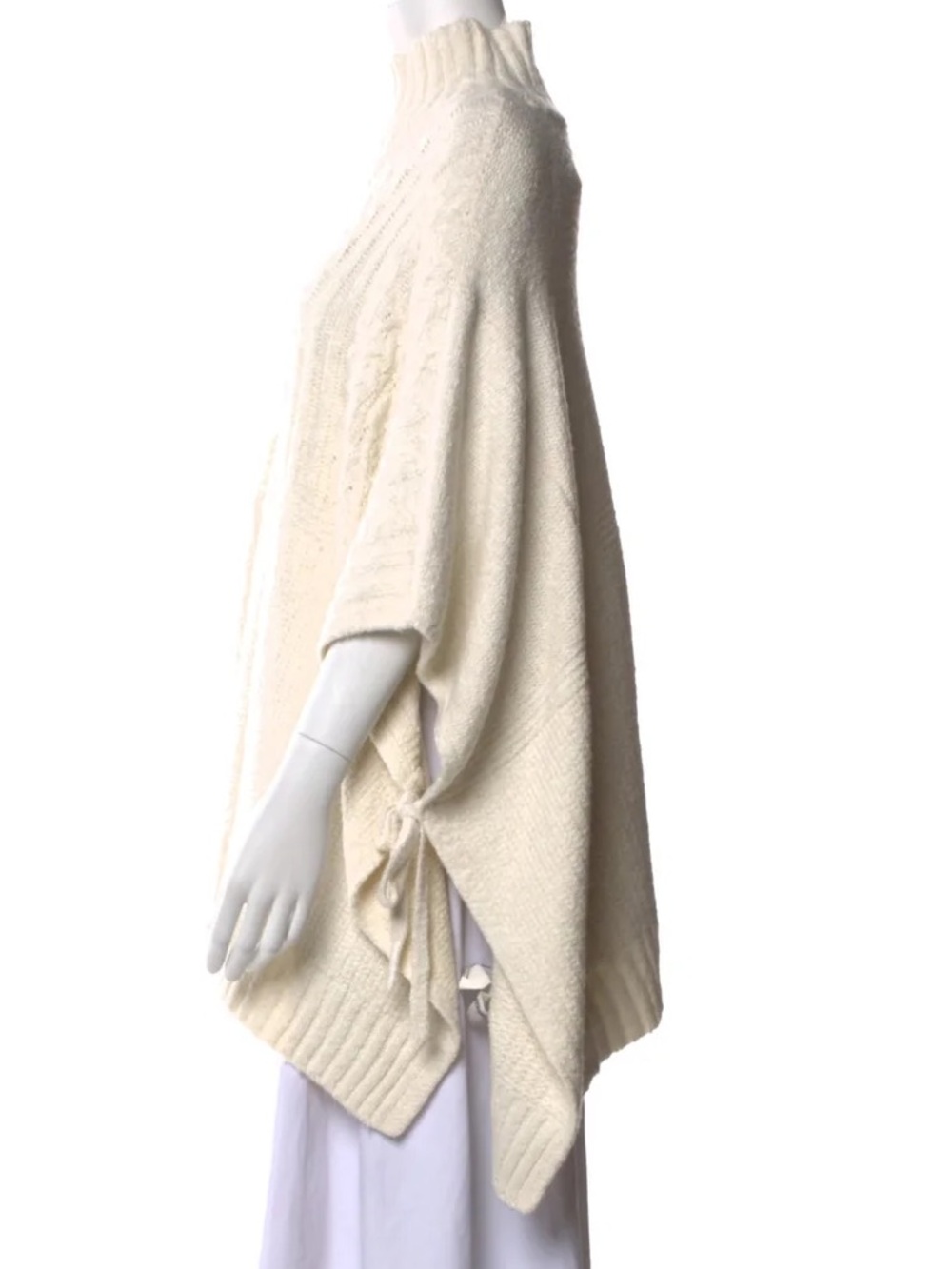 UGG $130 • 36” PTP • 2019 Cream Cable-Knit Poncho Sweater•  new with tags - Picture 6 of 10